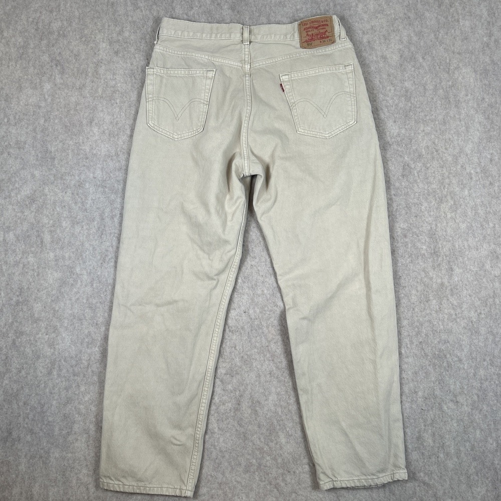 Levi's 550 Jeans Men's 36x30 Relaxed Fit Khaki Tan Pants Denim Vintage Y2K - Picture 9 of 9